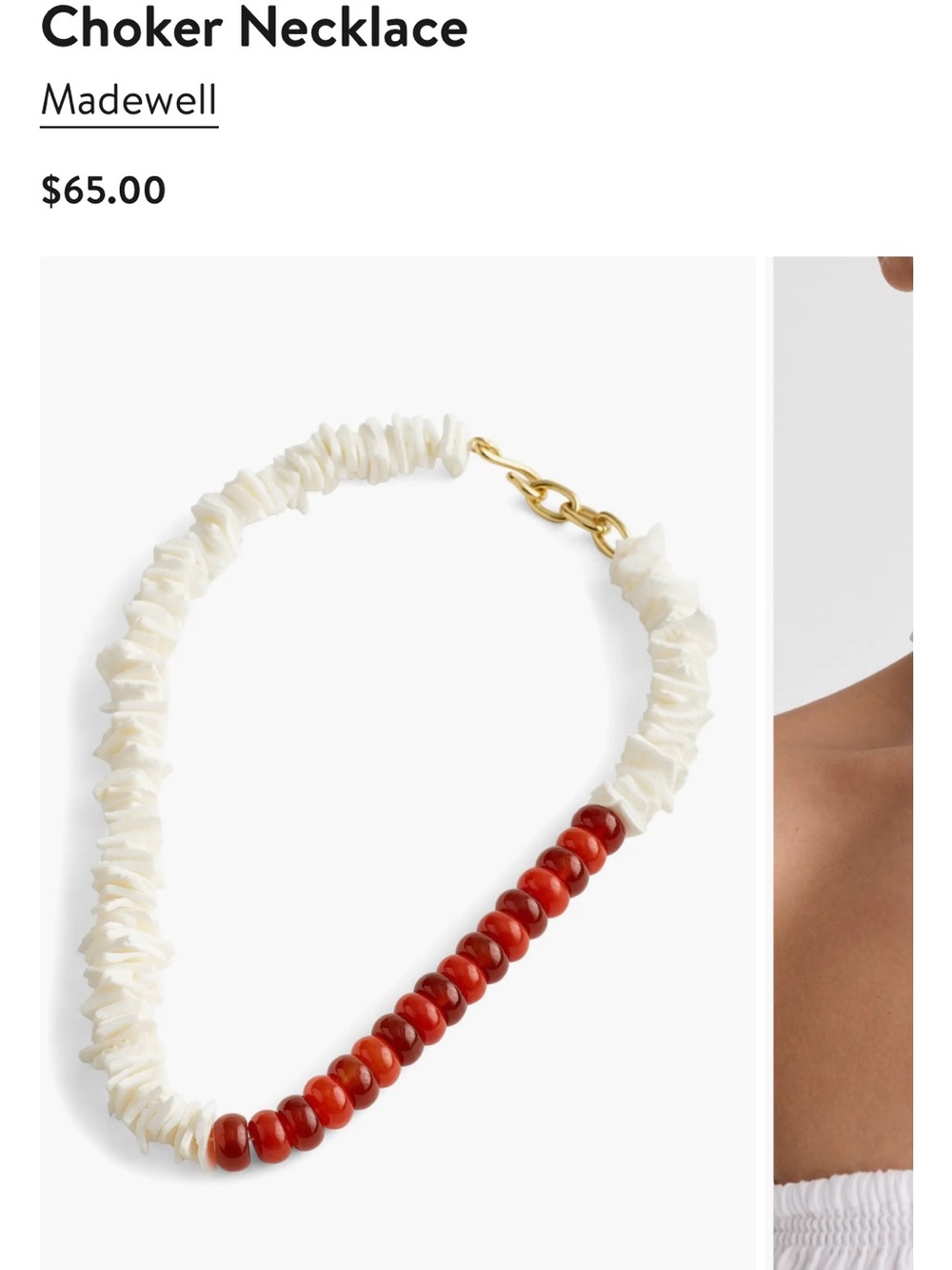 Madewell Puka Shell Necklace